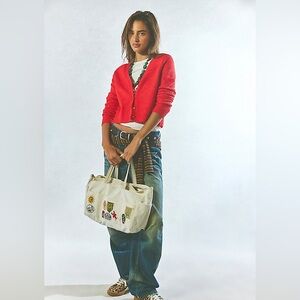 NWT- Kiss My Patch Tote -Free People